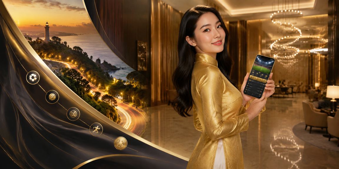 Phụ nữ Việt Nam trong trang phục áo dài tại Vũng Tàu, hình ảnh đại diện cho trải nghiệm cá cược thể thao địa phương